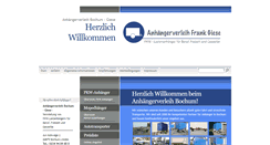 Desktop Screenshot of anhaengerverleih-bochum.de